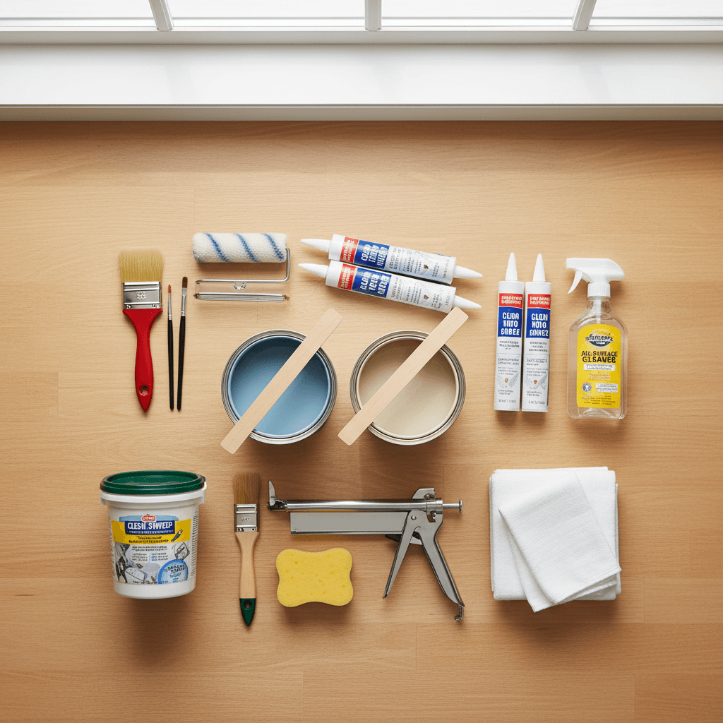 Selection of home improvement products and supplies