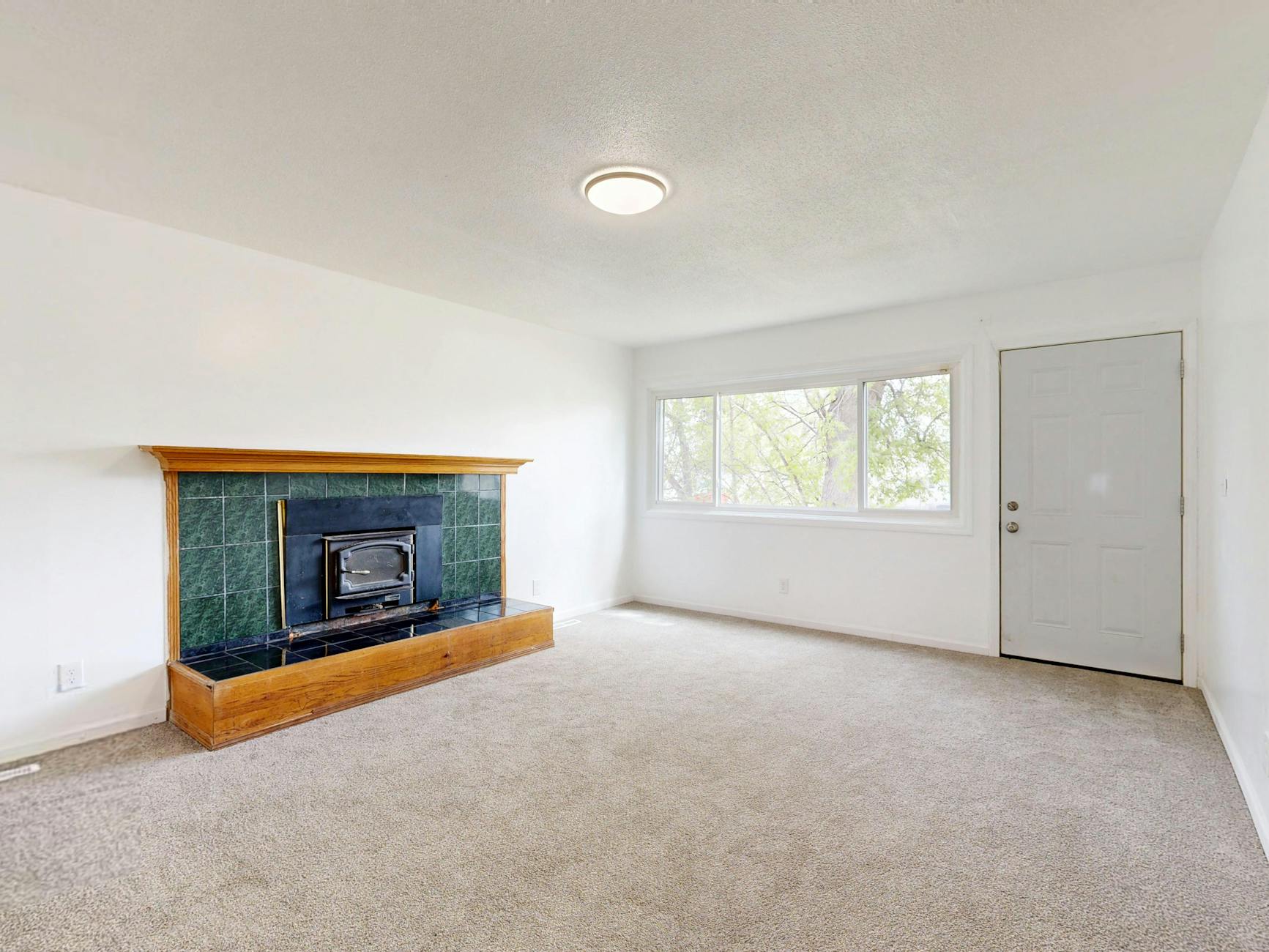 Beautifully staged Boston home interior for sale